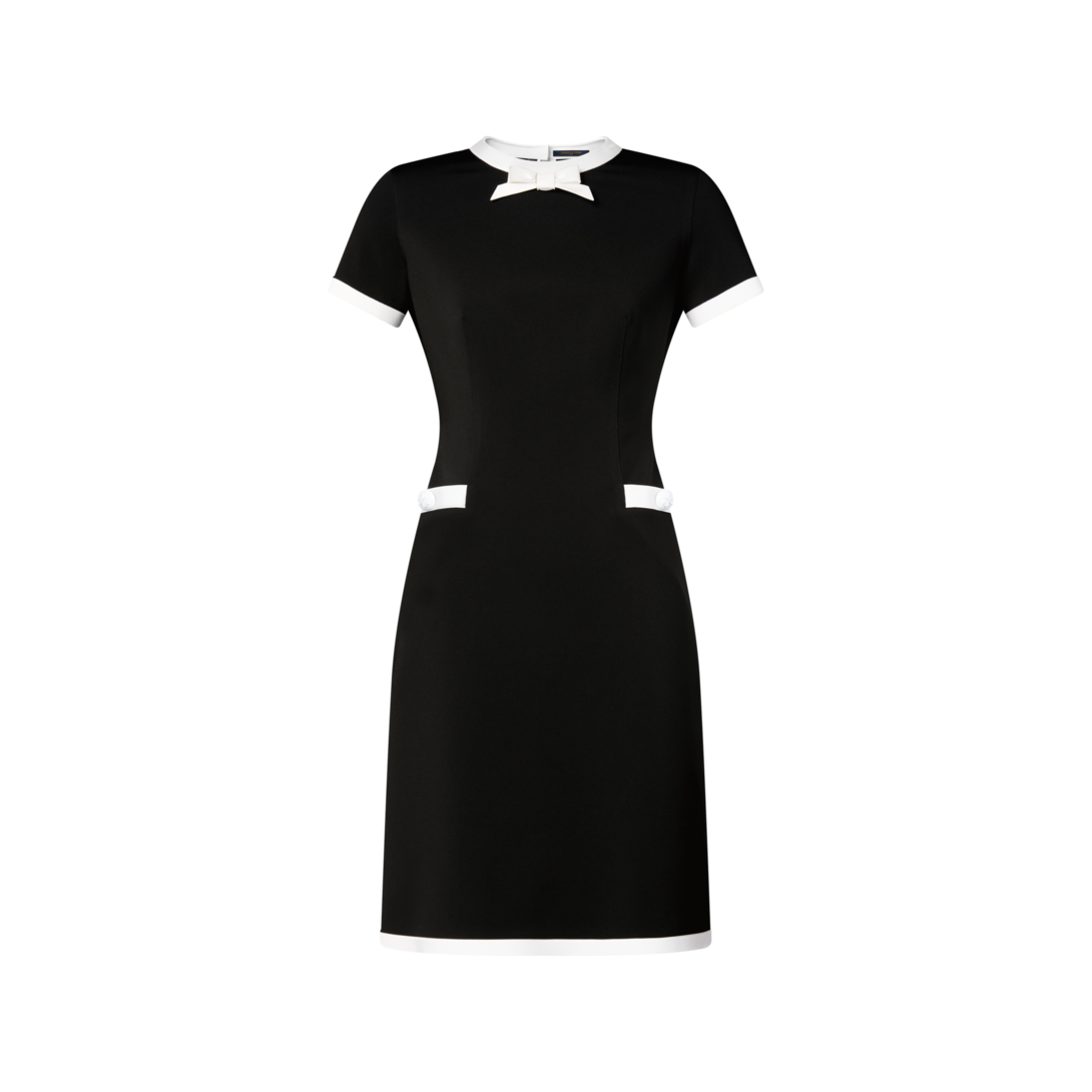 ルイ・ヴィトン34グラフティックトリムテクニカルジャージードレス Graphic Trim Technical Jersey Dress - Women - Ready-to-Wear